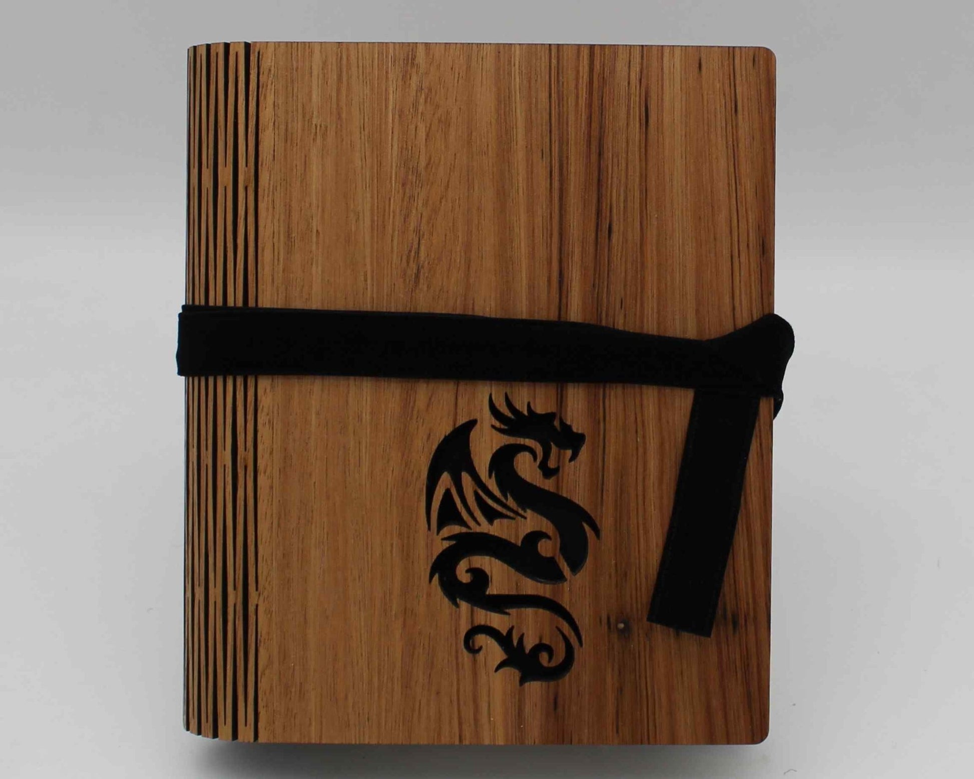 Wooden Living Hinge Note Book (A5) Dragon - Haisley Design